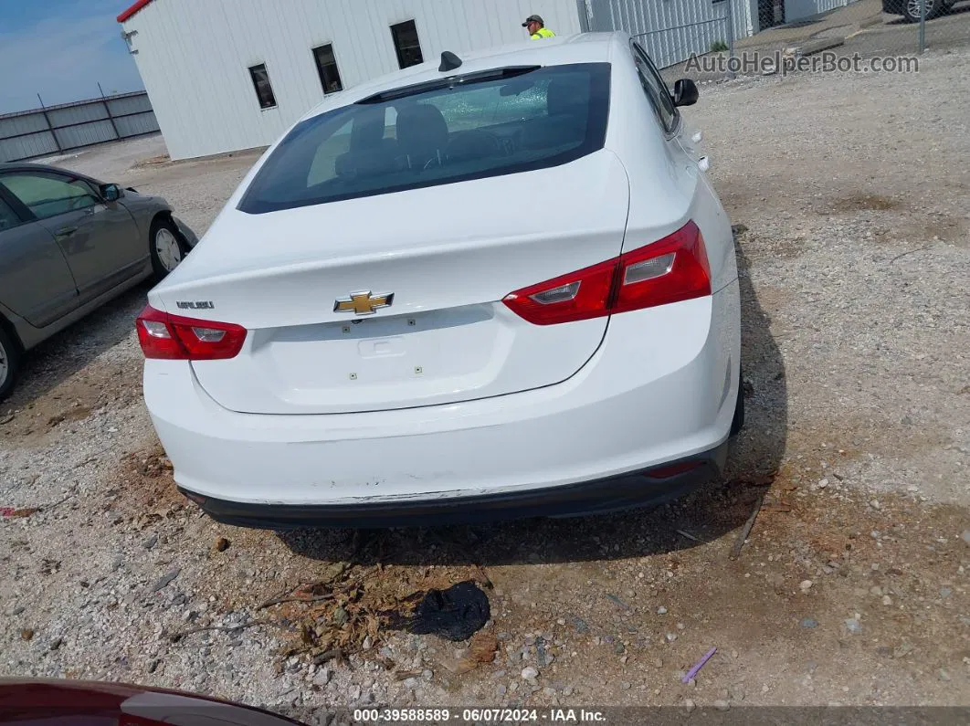 2017 Chevrolet Malibu Ls White vin: 1G1ZB5ST4HF194488