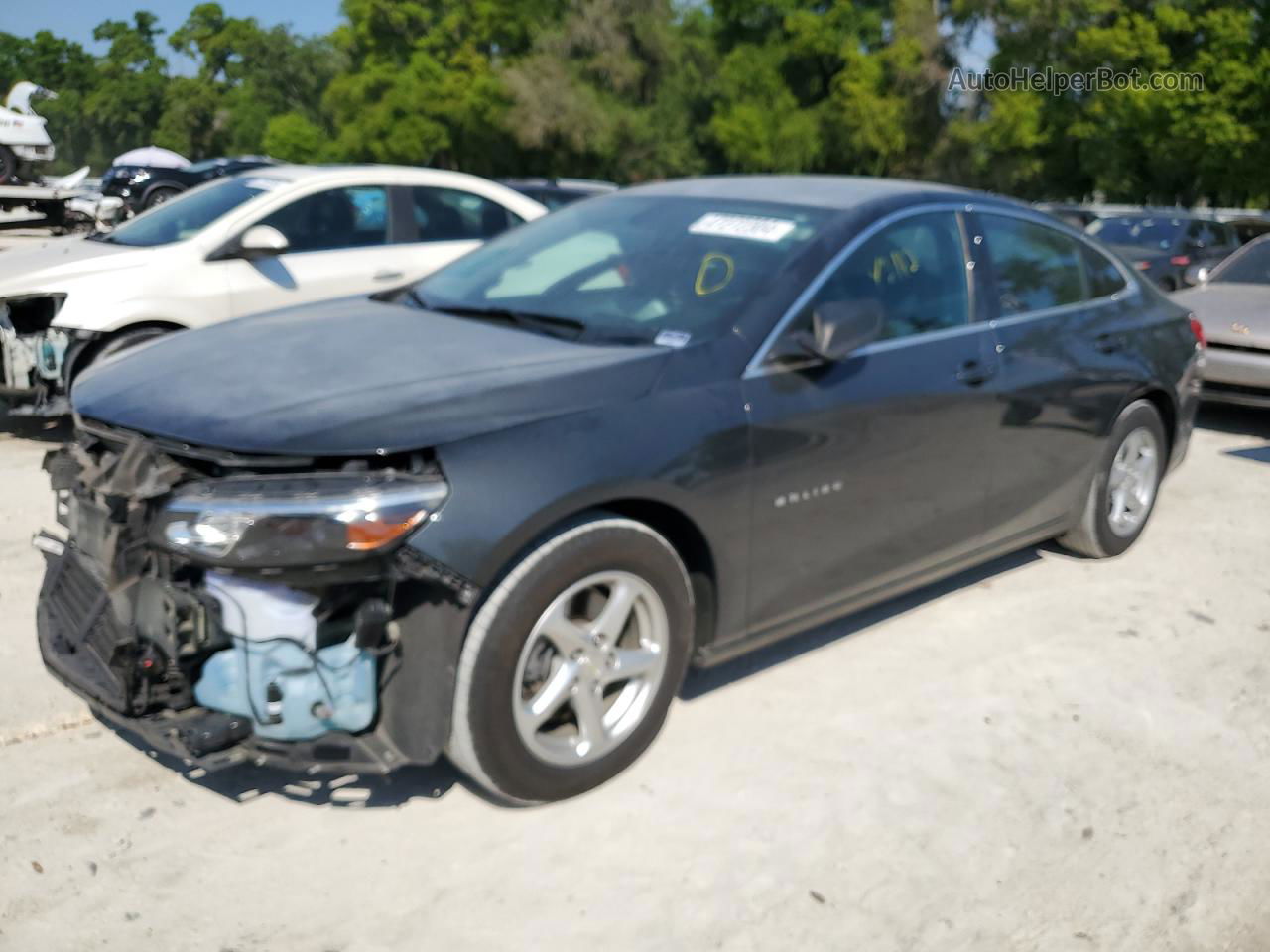 2017 Chevrolet Malibu Ls Gray vin: 1G1ZB5ST4HF228221