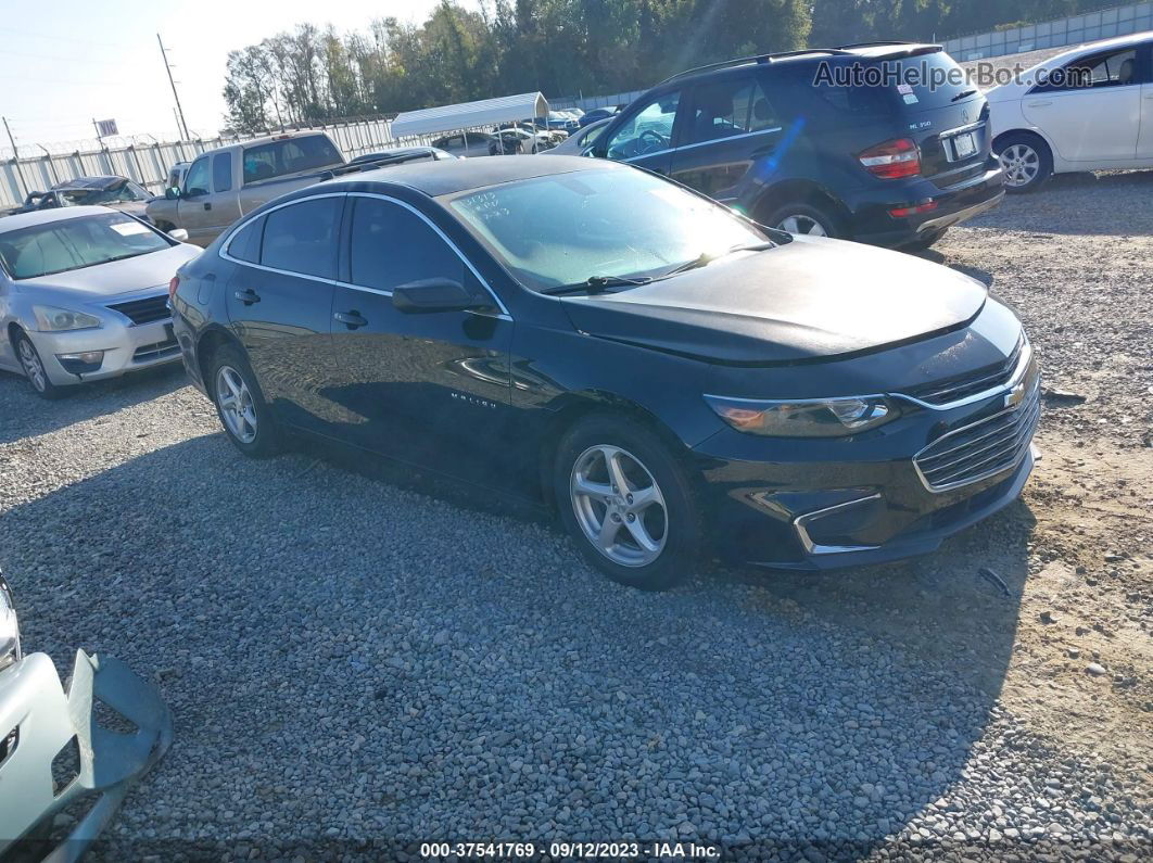 2018 Chevrolet Malibu 1ls Black vin: 1G1ZB5ST4JF117951