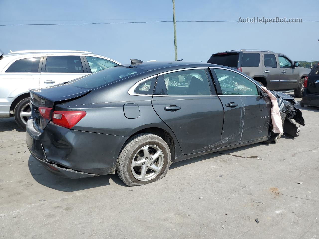 2018 Chevrolet Malibu Ls Угольный vin: 1G1ZB5ST4JF215846