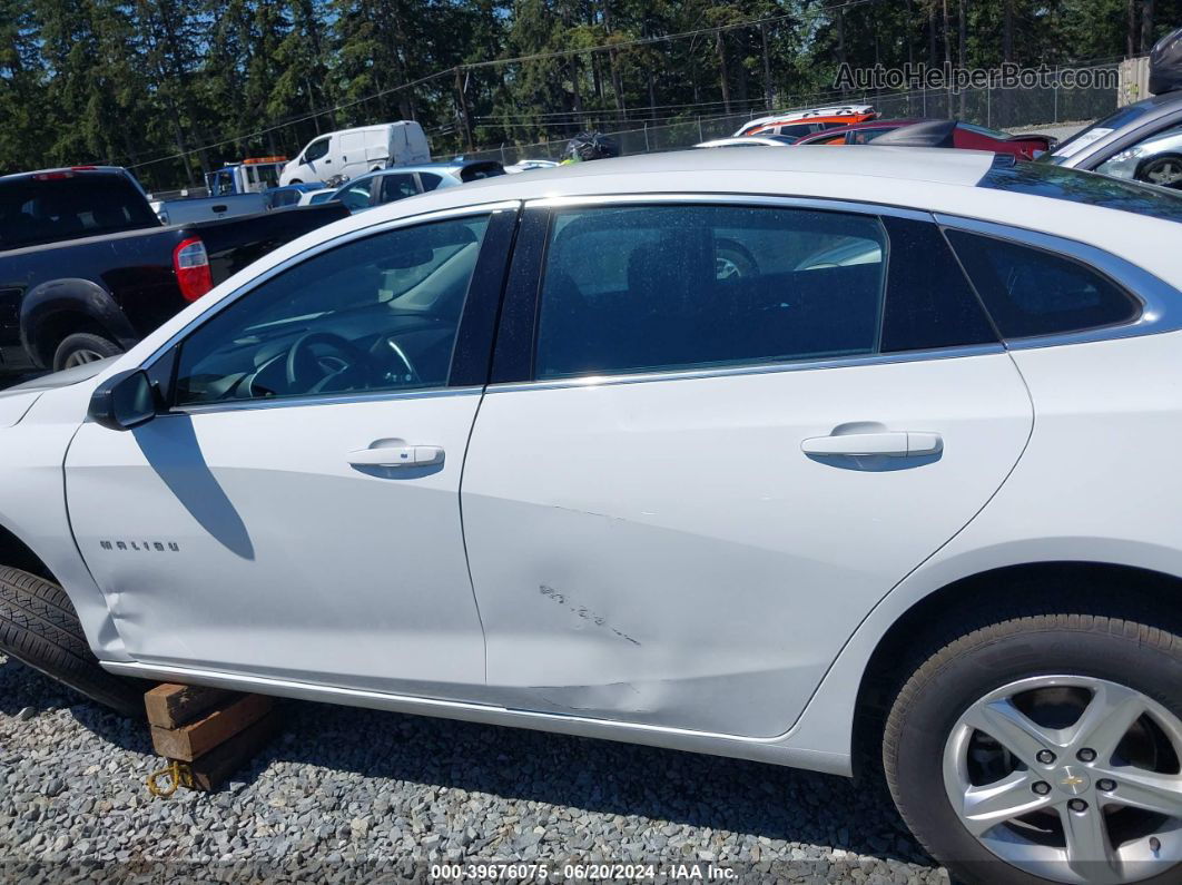 2021 Chevrolet Malibu Fwd Ls White vin: 1G1ZB5ST4MF008779