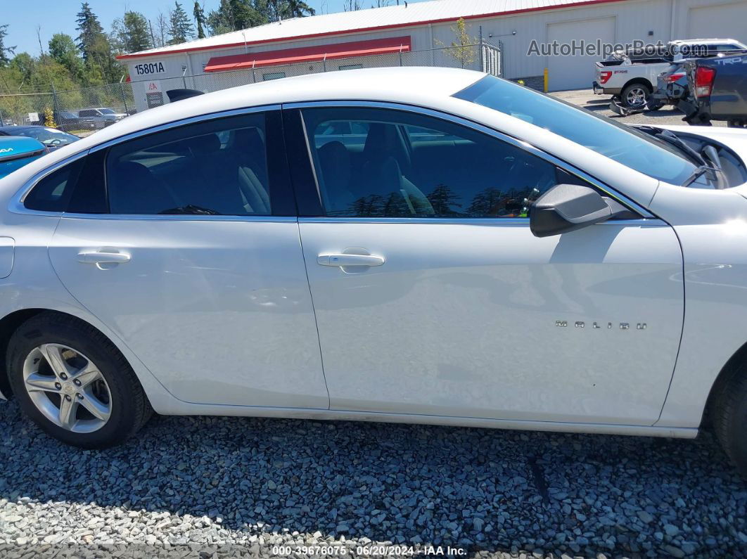 2021 Chevrolet Malibu Fwd Ls White vin: 1G1ZB5ST4MF008779