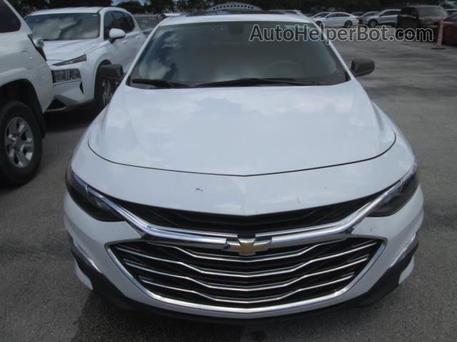 2021 Chevrolet Malibu Ls White vin: 1G1ZB5ST4MF038560