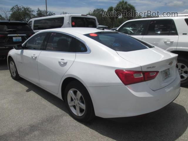 2021 Chevrolet Malibu Ls White vin: 1G1ZB5ST4MF038560