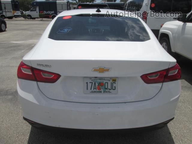 2021 Chevrolet Malibu Ls White vin: 1G1ZB5ST4MF038560