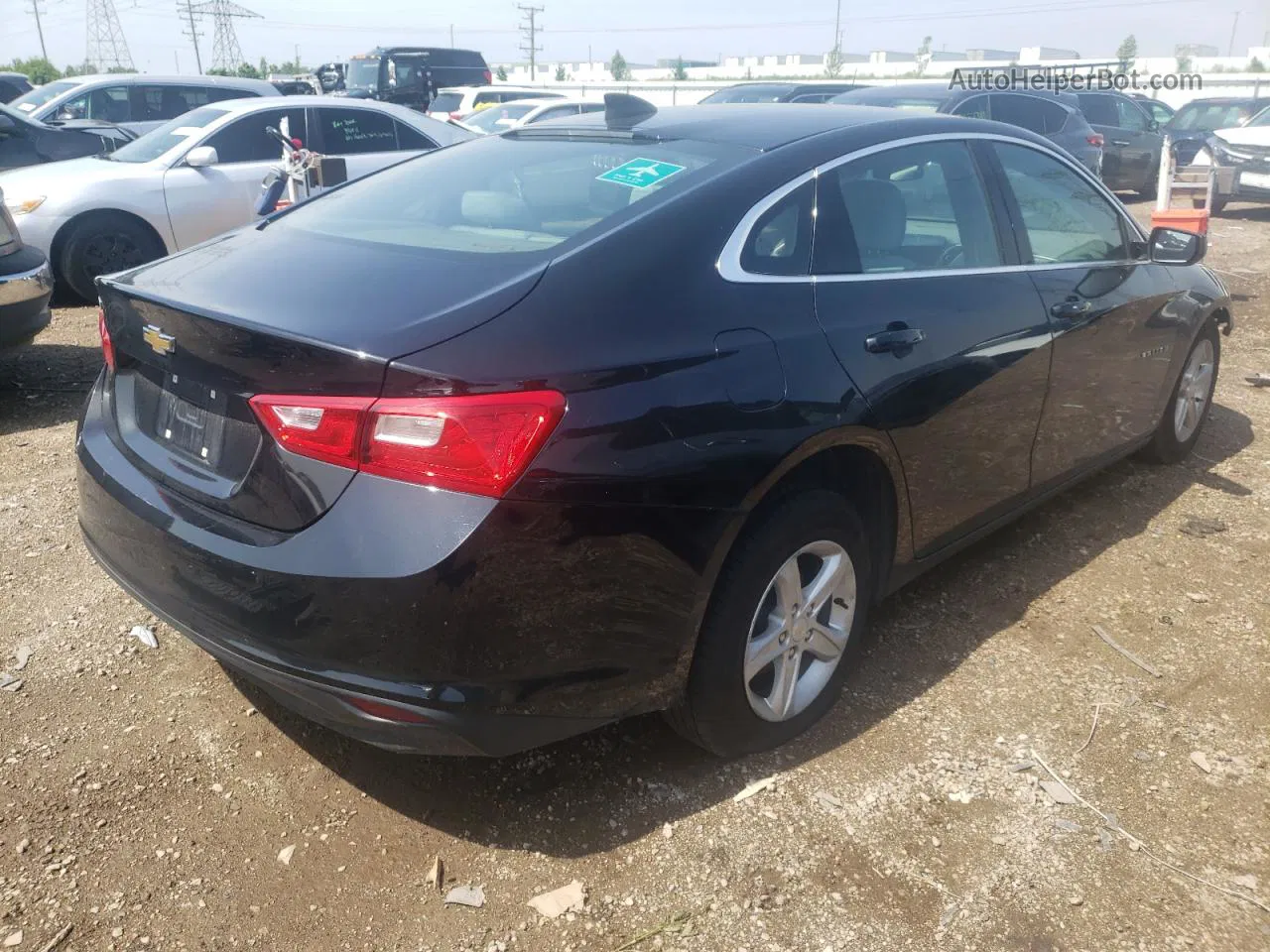 2021 Chevrolet Malibu Ls Черный vin: 1G1ZB5ST4MF055326