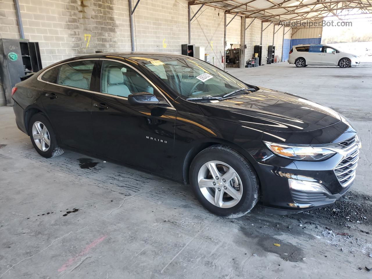 2021 Chevrolet Malibu Ls Black vin: 1G1ZB5ST4MF057707