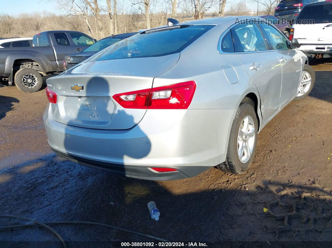 2021 Chevrolet Malibu Fwd Ls Silver vin: 1G1ZB5ST4MF088181