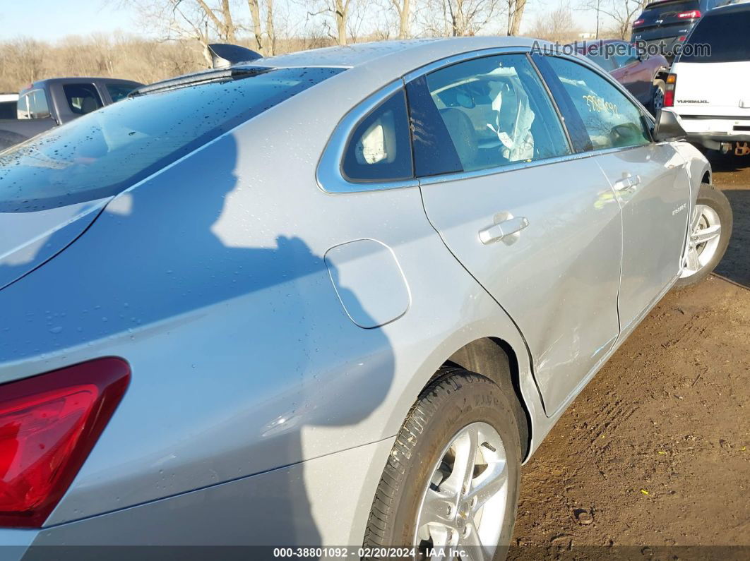 2021 Chevrolet Malibu Fwd Ls Silver vin: 1G1ZB5ST4MF088181