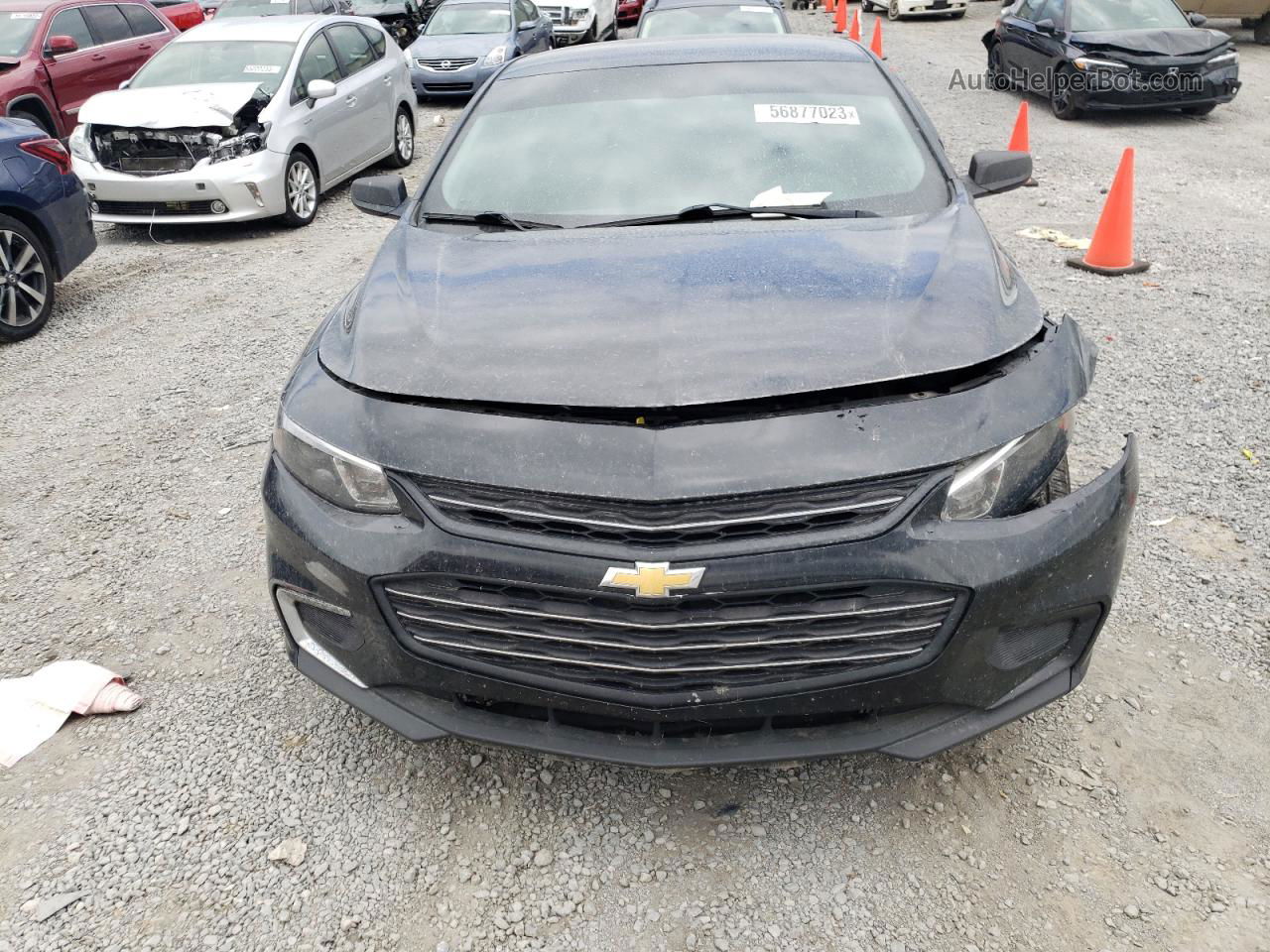 2017 Chevrolet Malibu Ls Black vin: 1G1ZB5ST5HF214540