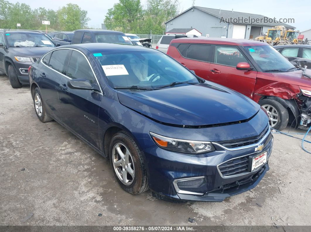 2017 Chevrolet Malibu Ls Navy vin: 1G1ZB5ST5HF223898