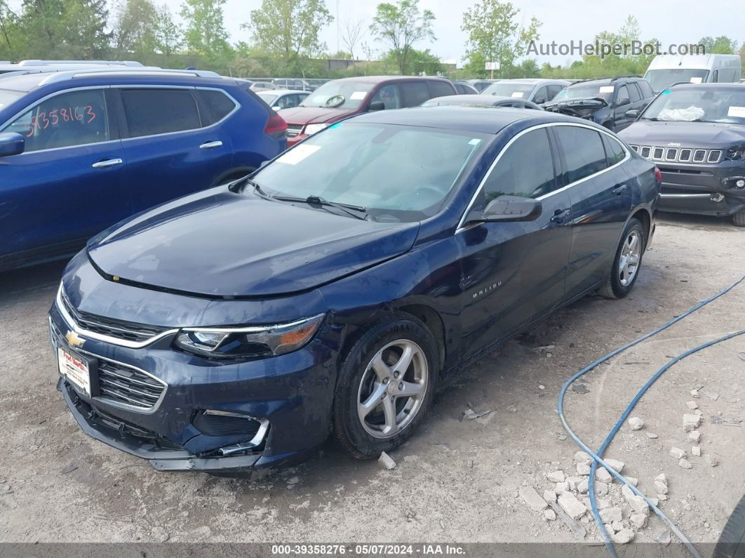 2017 Chevrolet Malibu Ls Navy vin: 1G1ZB5ST5HF223898