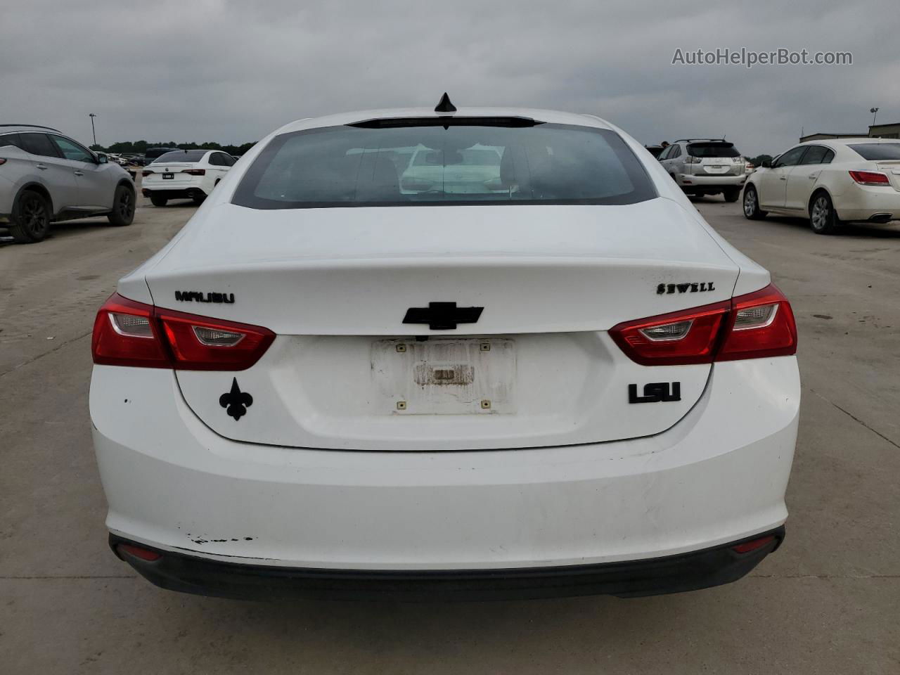 2017 Chevrolet Malibu Ls White vin: 1G1ZB5ST5HF271028