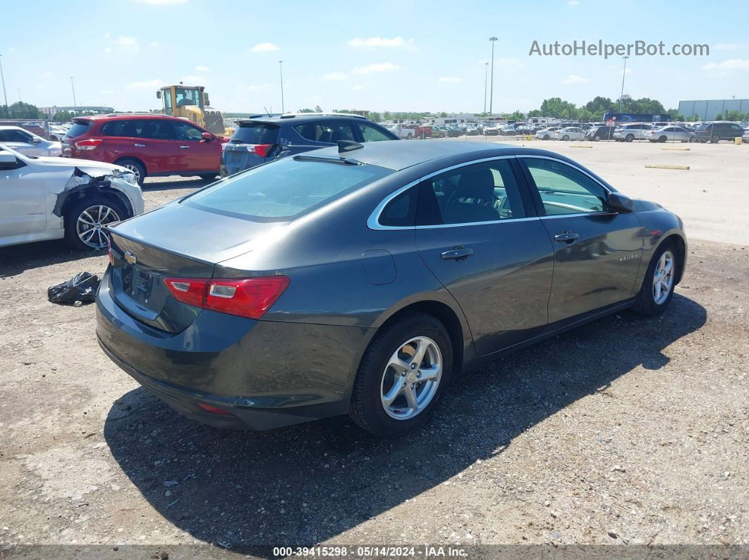 2017 Chevrolet Malibu Ls Gray vin: 1G1ZB5ST5HF284359