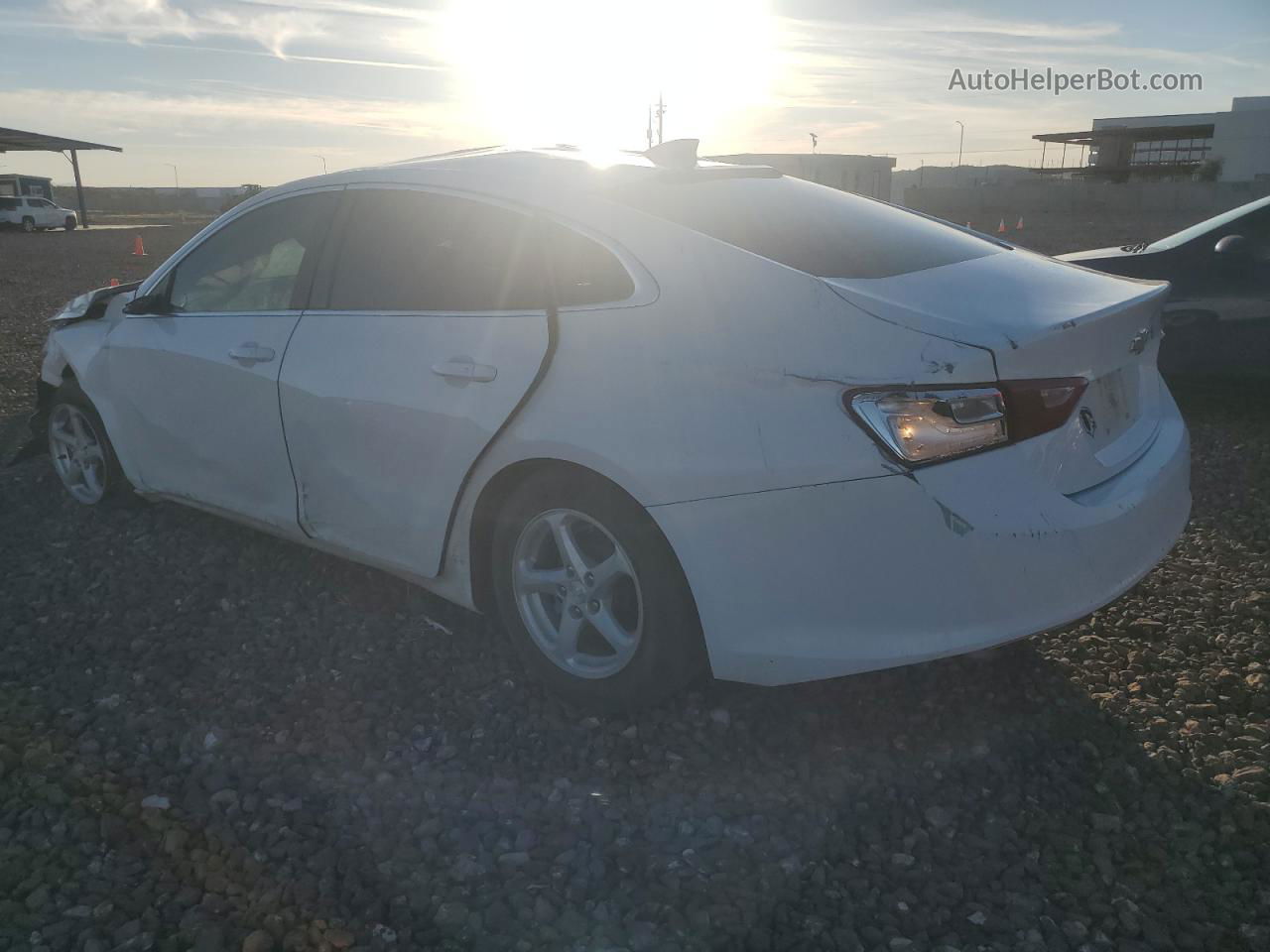 2017 Chevrolet Malibu Ls White vin: 1G1ZB5ST5HF291859