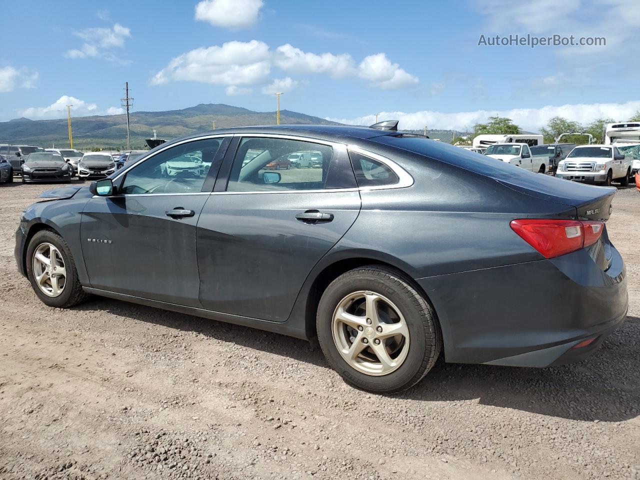 2018 Chevrolet Malibu Ls Charcoal vin: 1G1ZB5ST5JF108689