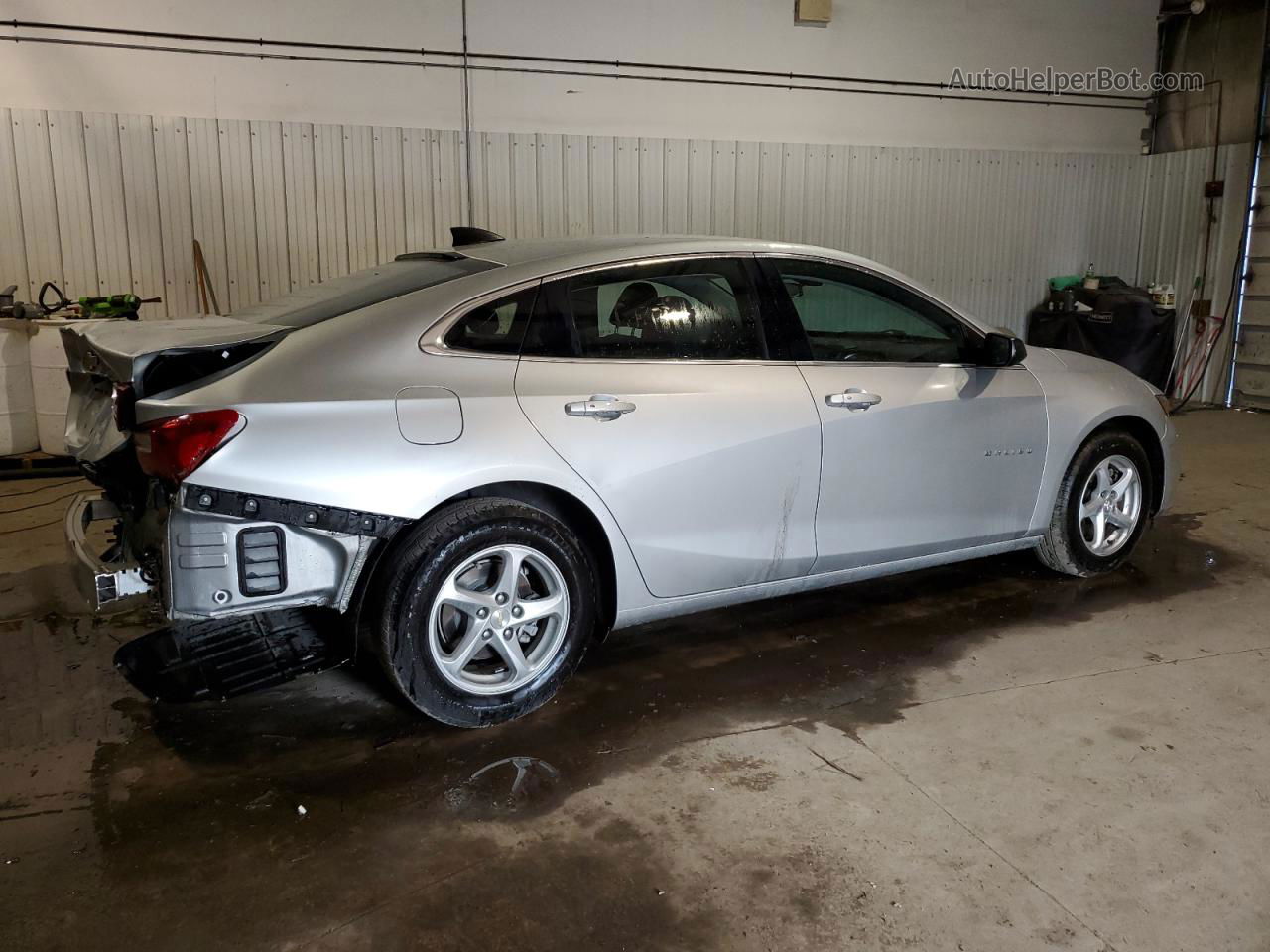 2018 Chevrolet Malibu Ls Silver vin: 1G1ZB5ST5JF246250