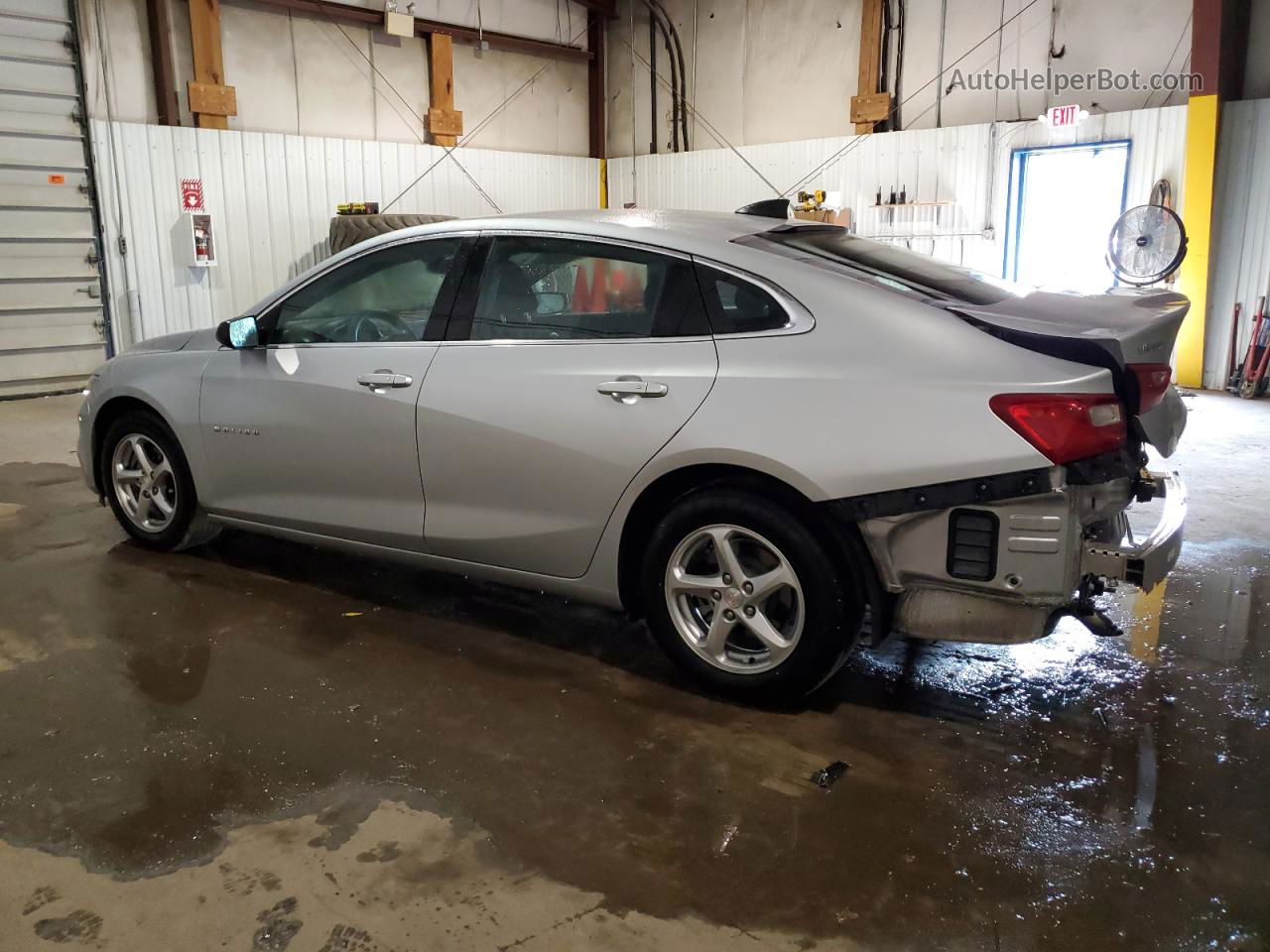 2018 Chevrolet Malibu Ls Silver vin: 1G1ZB5ST5JF246250