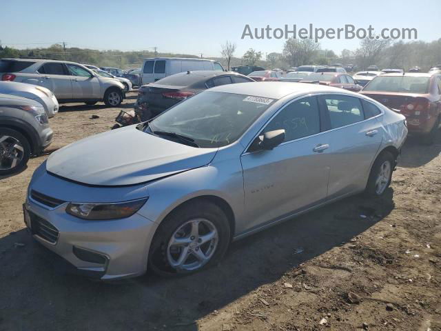 2018 Chevrolet Malibu Ls Silver vin: 1G1ZB5ST5JF282519