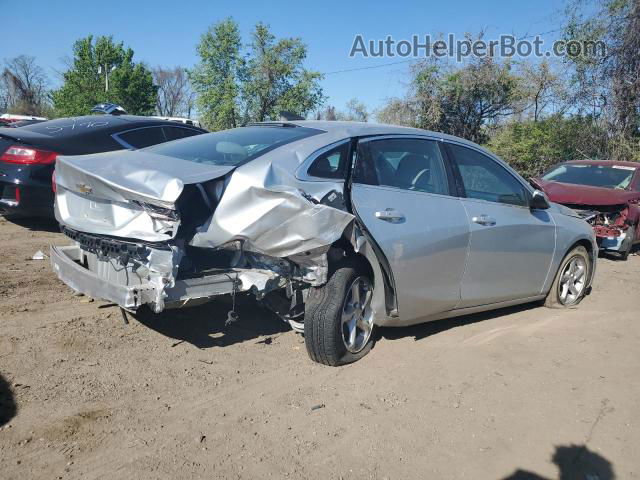 2018 Chevrolet Malibu Ls Silver vin: 1G1ZB5ST5JF282519