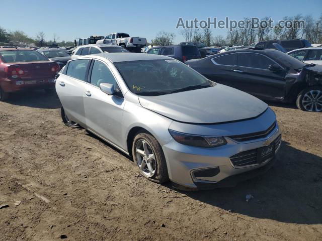 2018 Chevrolet Malibu Ls Silver vin: 1G1ZB5ST5JF282519