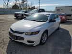 2018 Chevrolet Malibu Ls White vin: 1G1ZB5ST5JF282956