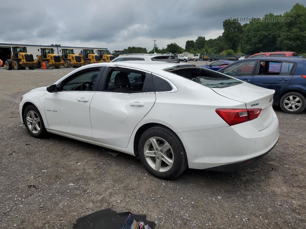 2021 Chevrolet Malibu Ls Белый vin: 1G1ZB5ST5MF021556