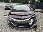 2021 Chevrolet Malibu Ls Burgundy vin: 1G1ZB5ST5MF042536