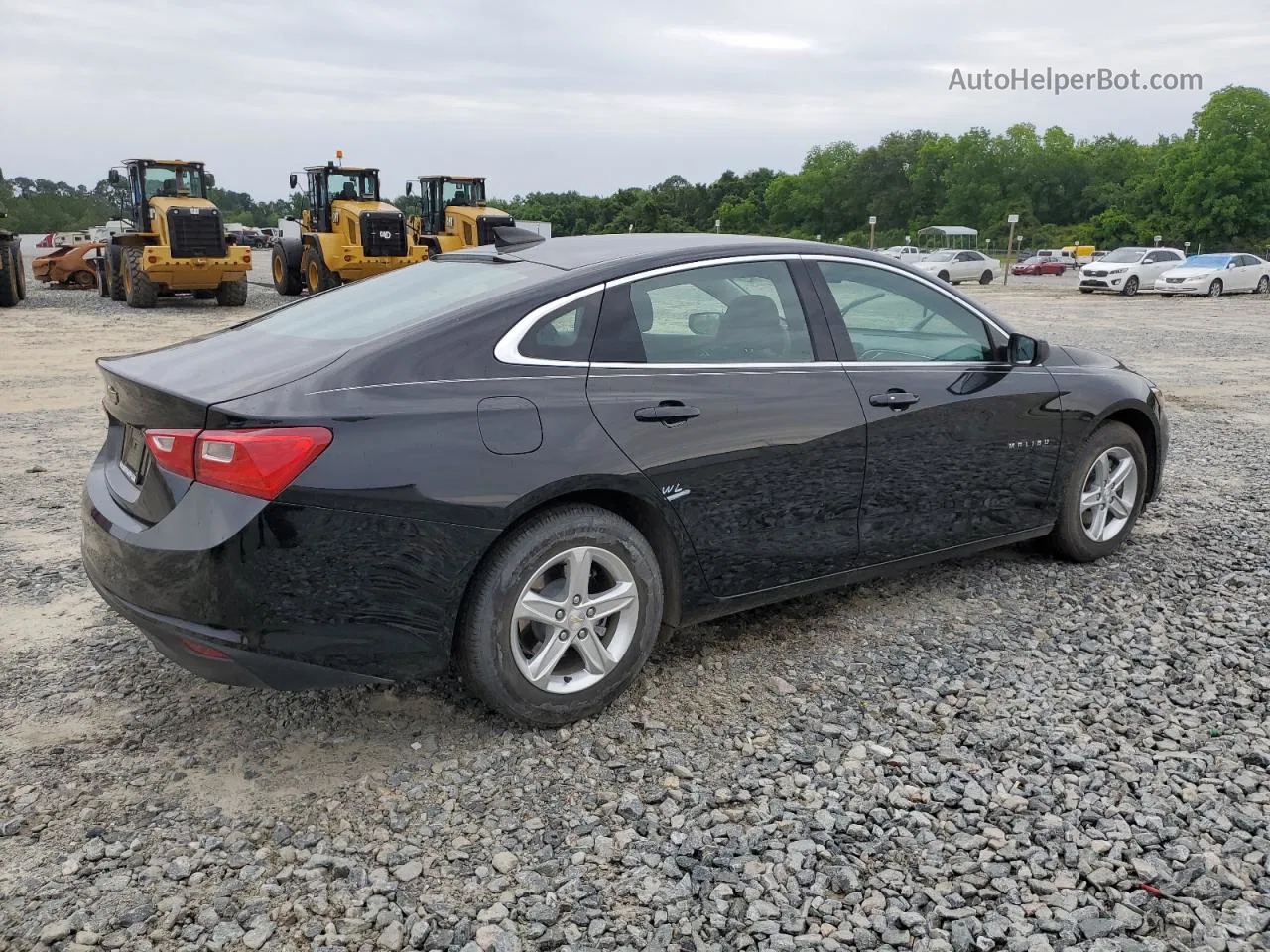 2021 Chevrolet Malibu Ls Черный vin: 1G1ZB5ST5MF051155