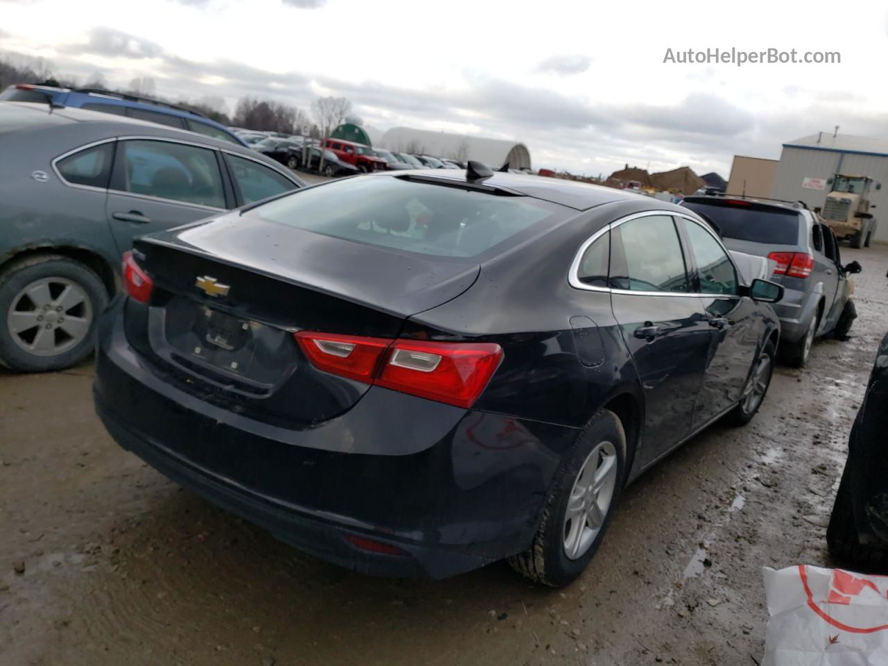 2021 Chevrolet Malibu Ls Черный vin: 1G1ZB5ST5MF076248