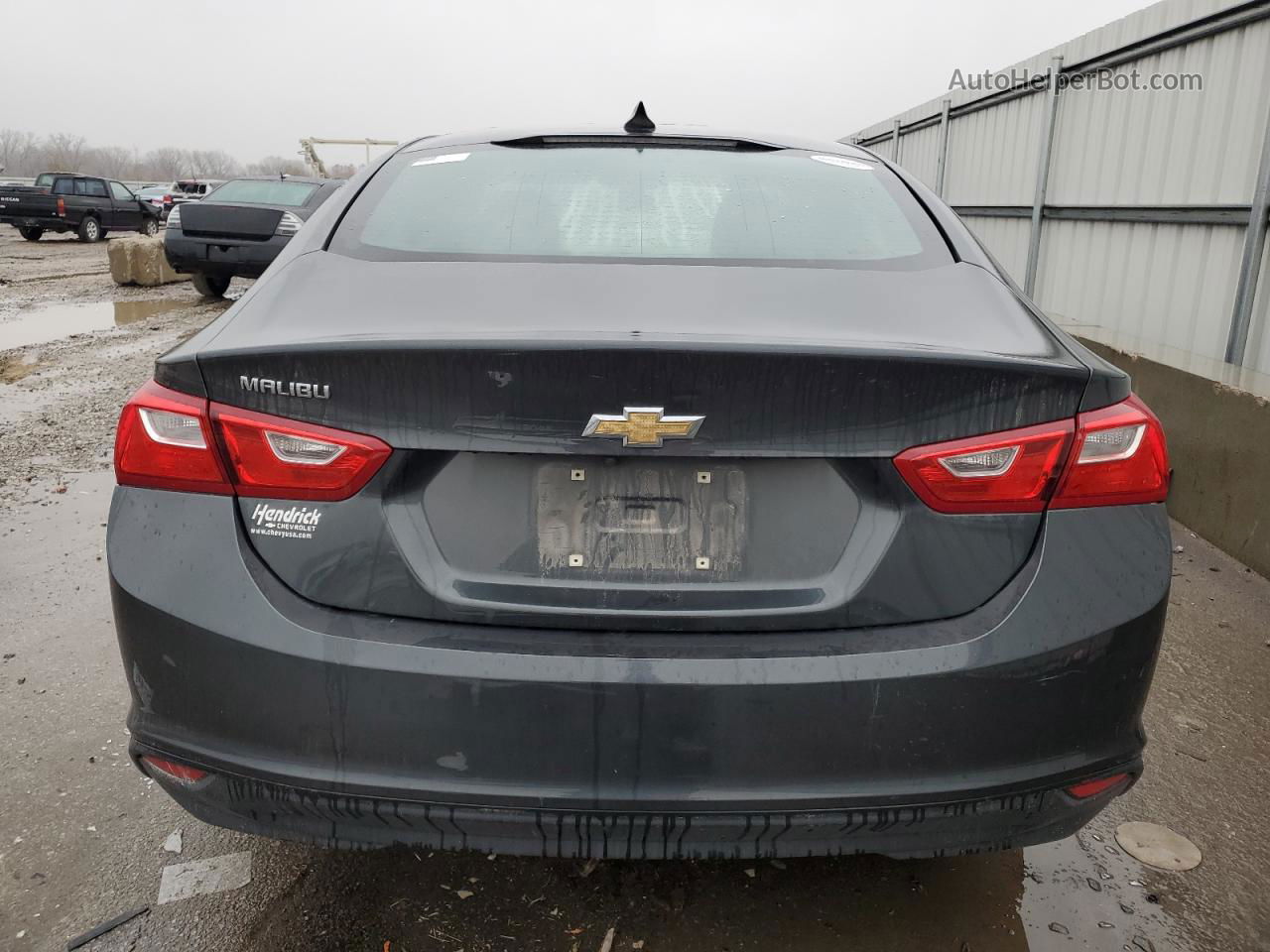 2017 Chevrolet Malibu Ls Gray vin: 1G1ZB5ST6HF110512