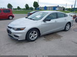 2017 Chevrolet Malibu Ls Silver vin: 1G1ZB5ST6HF214479