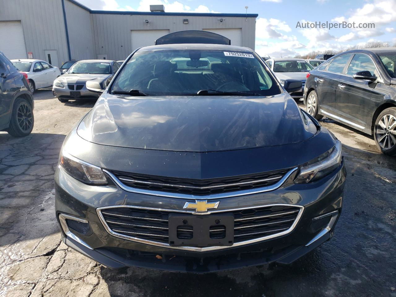 2017 Chevrolet Malibu Ls Gray vin: 1G1ZB5ST6HF214918