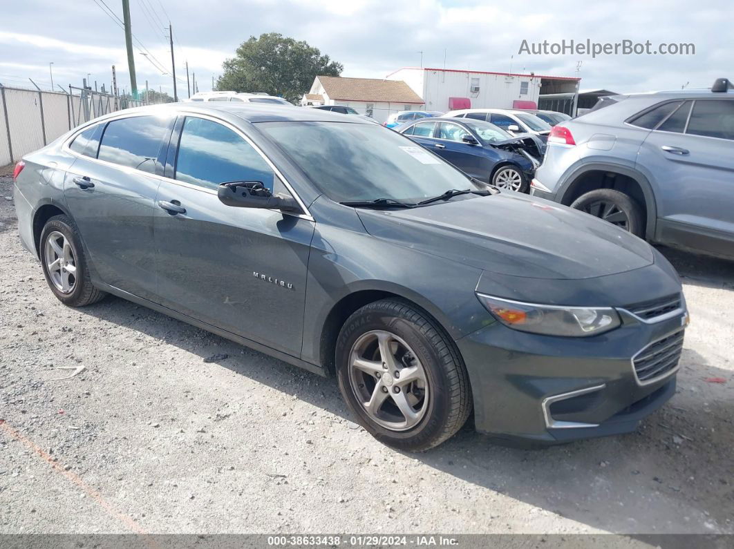 2017 Chevrolet Malibu Ls Black vin: 1G1ZB5ST6HF246364