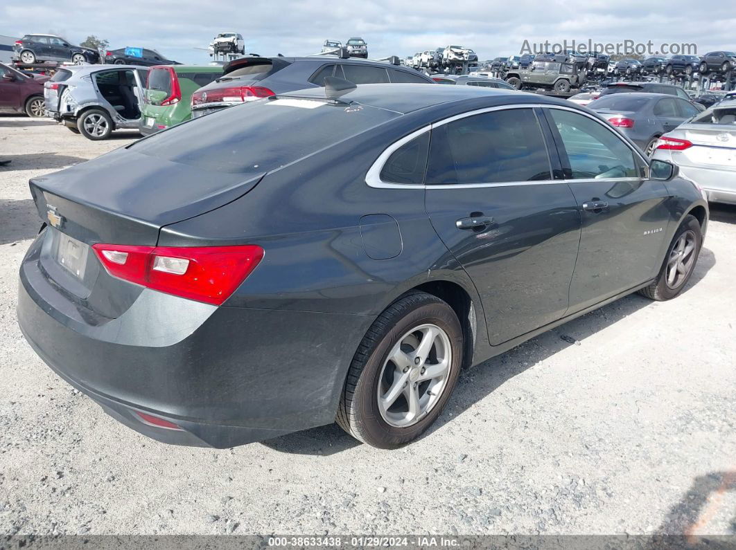 2017 Chevrolet Malibu Ls Black vin: 1G1ZB5ST6HF246364