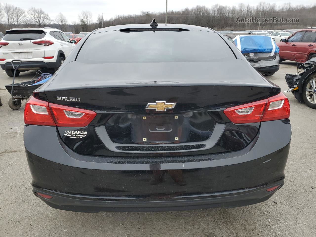 2017 Chevrolet Malibu Ls Черный vin: 1G1ZB5ST6HF251435