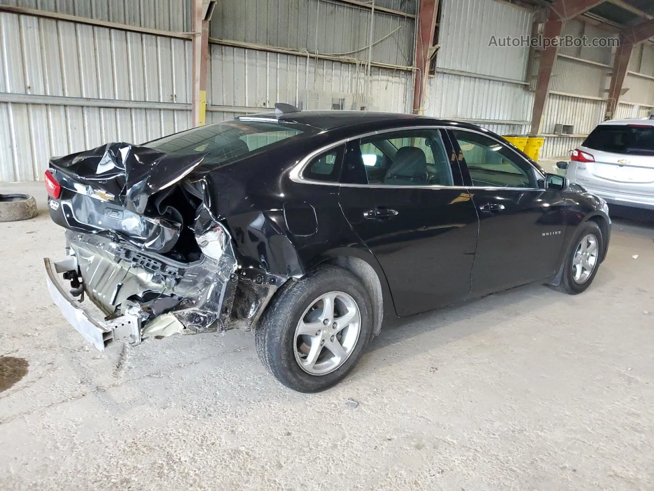 2018 Chevrolet Malibu Ls Black vin: 1G1ZB5ST6JF270430