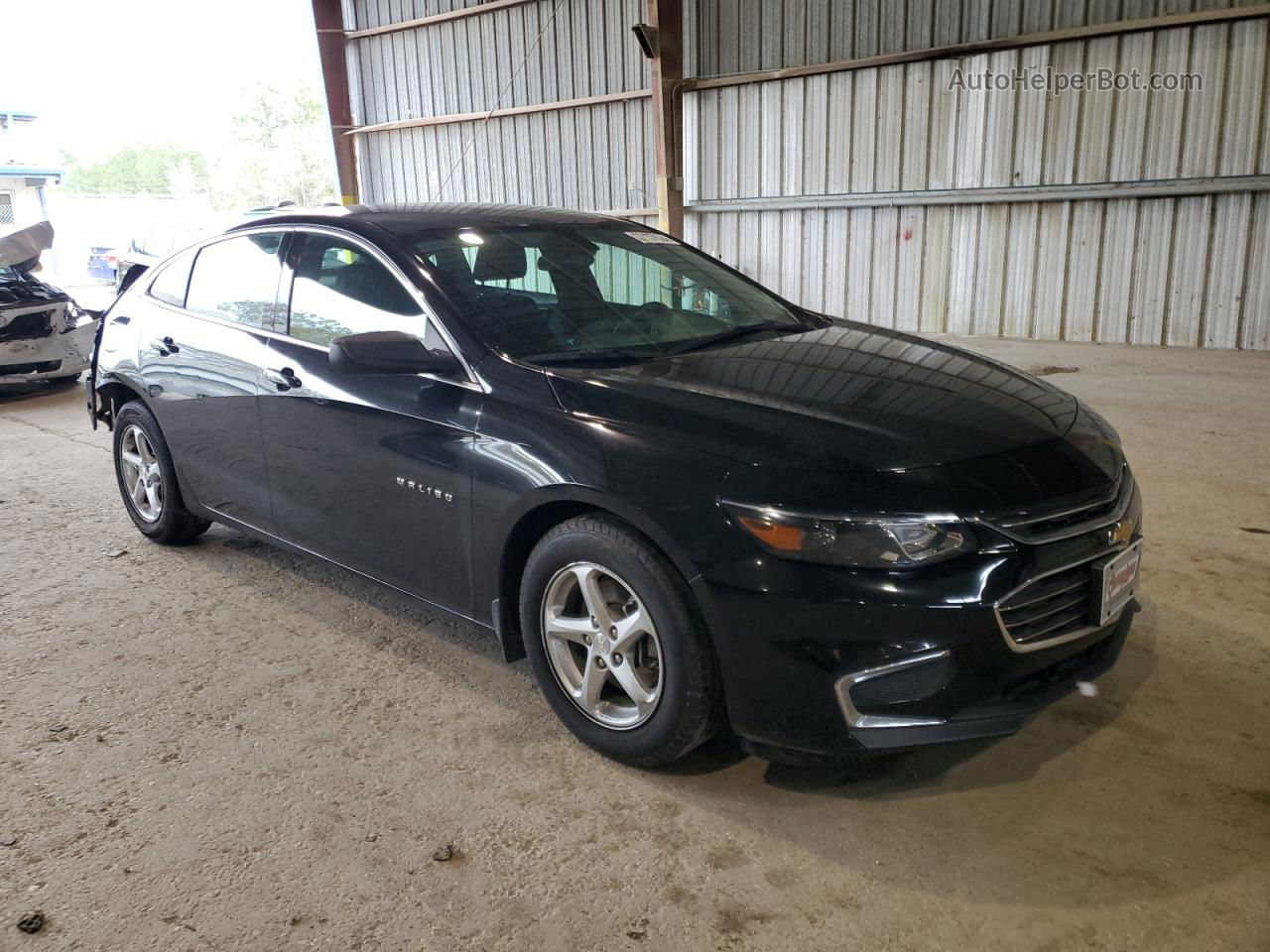 2018 Chevrolet Malibu Ls Black vin: 1G1ZB5ST6JF270430