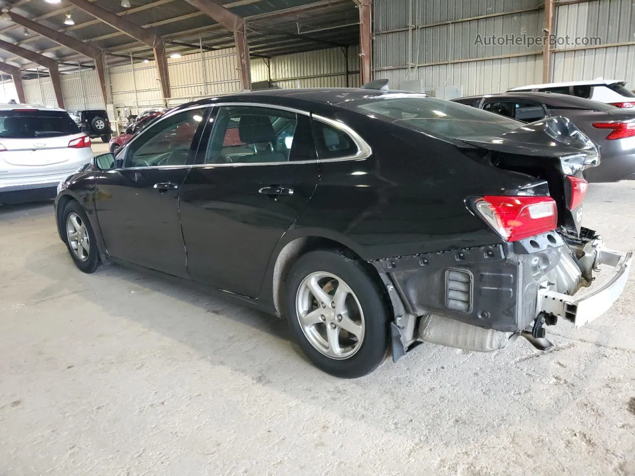 2018 Chevrolet Malibu Ls Black vin: 1G1ZB5ST6JF270430