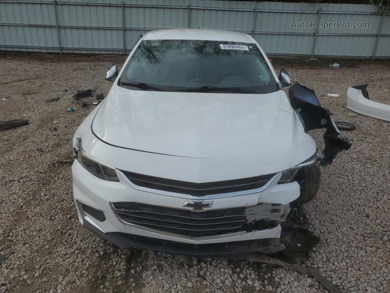 2017 Chevrolet Malibu Ls White vin: 1G1ZB5ST7HF154129