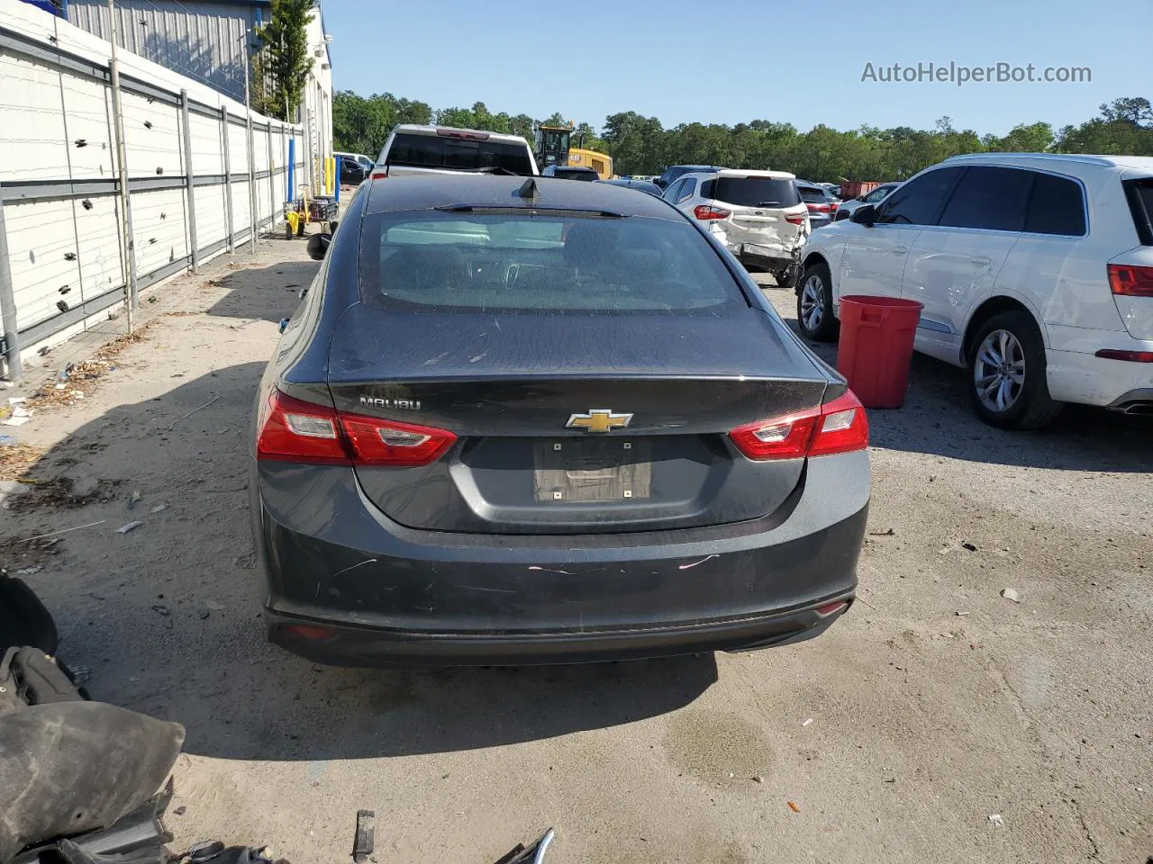 2017 Chevrolet Malibu Ls Gray vin: 1G1ZB5ST7HF186286