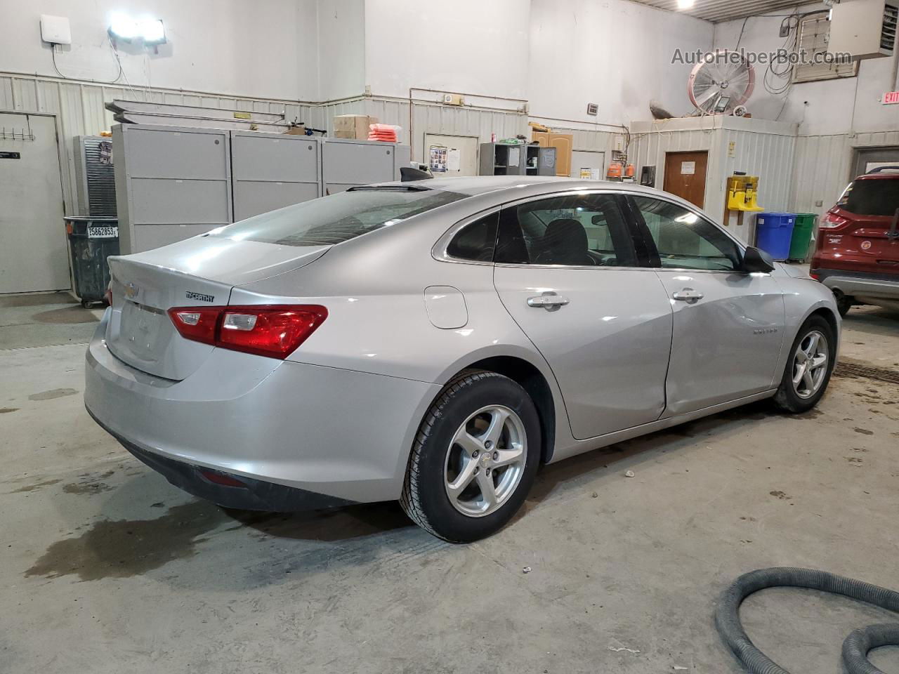 2017 Chevrolet Malibu Ls Silver vin: 1G1ZB5ST7HF248785