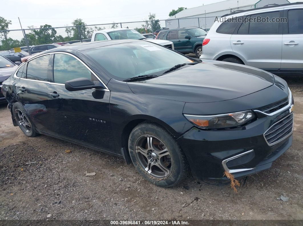 2017 Chevrolet Malibu Ls Черный vin: 1G1ZB5ST7HF262931