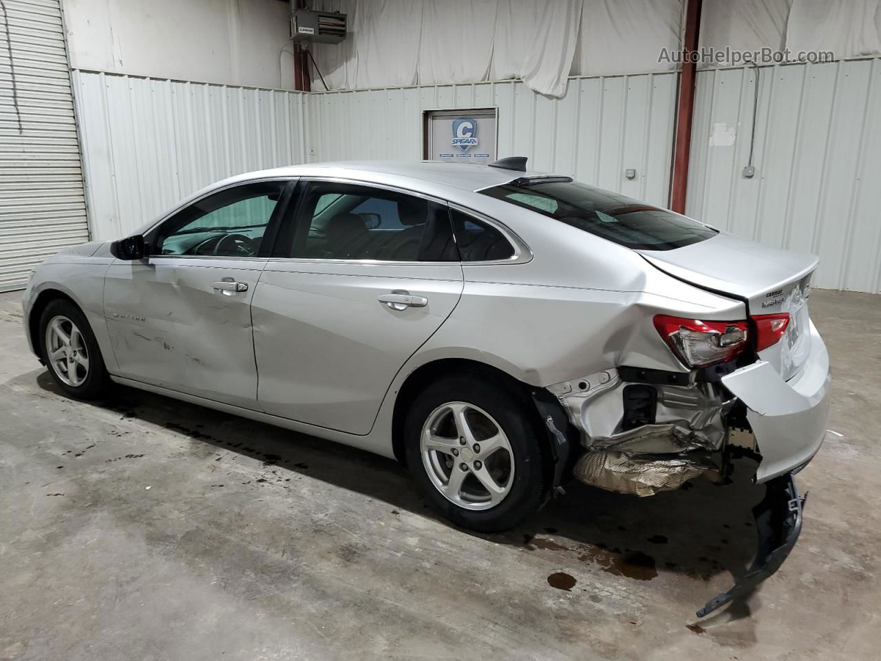 2017 Chevrolet Malibu Ls Silver vin: 1G1ZB5ST7HF277915