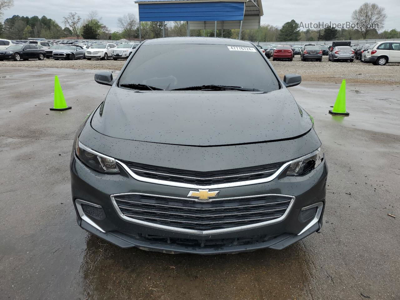 2017 Chevrolet Malibu Ls Gray vin: 1G1ZB5ST7HF284489