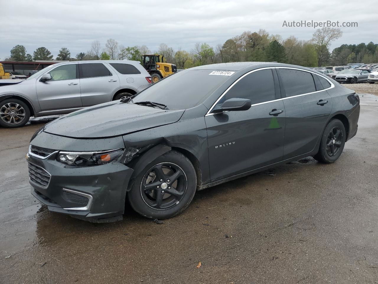 2017 Chevrolet Malibu Ls Серый vin: 1G1ZB5ST7HF284489