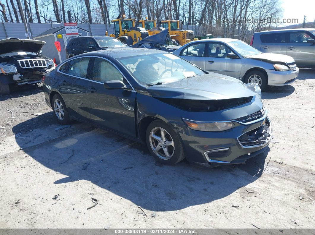 2017 Chevrolet Malibu Ls Серый vin: 1G1ZB5ST8HF104159