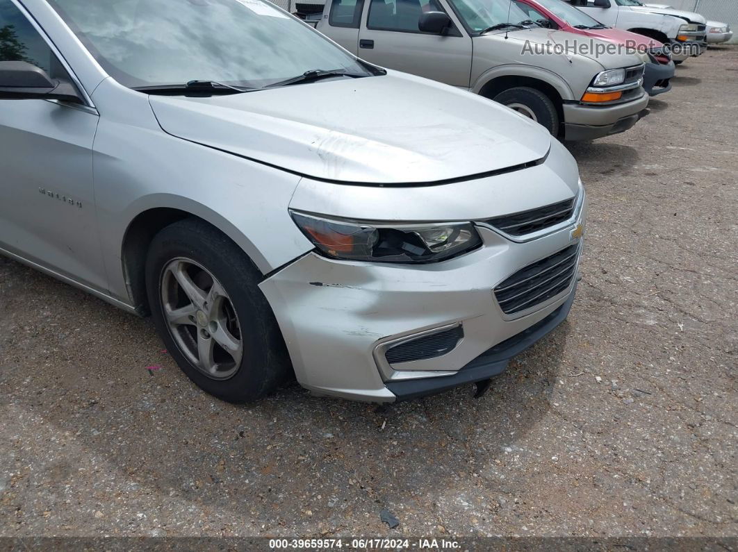 2017 Chevrolet Malibu Ls Silver vin: 1G1ZB5ST8HF125562