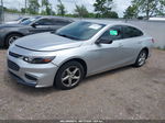 2017 Chevrolet Malibu Ls Silver vin: 1G1ZB5ST8HF125562