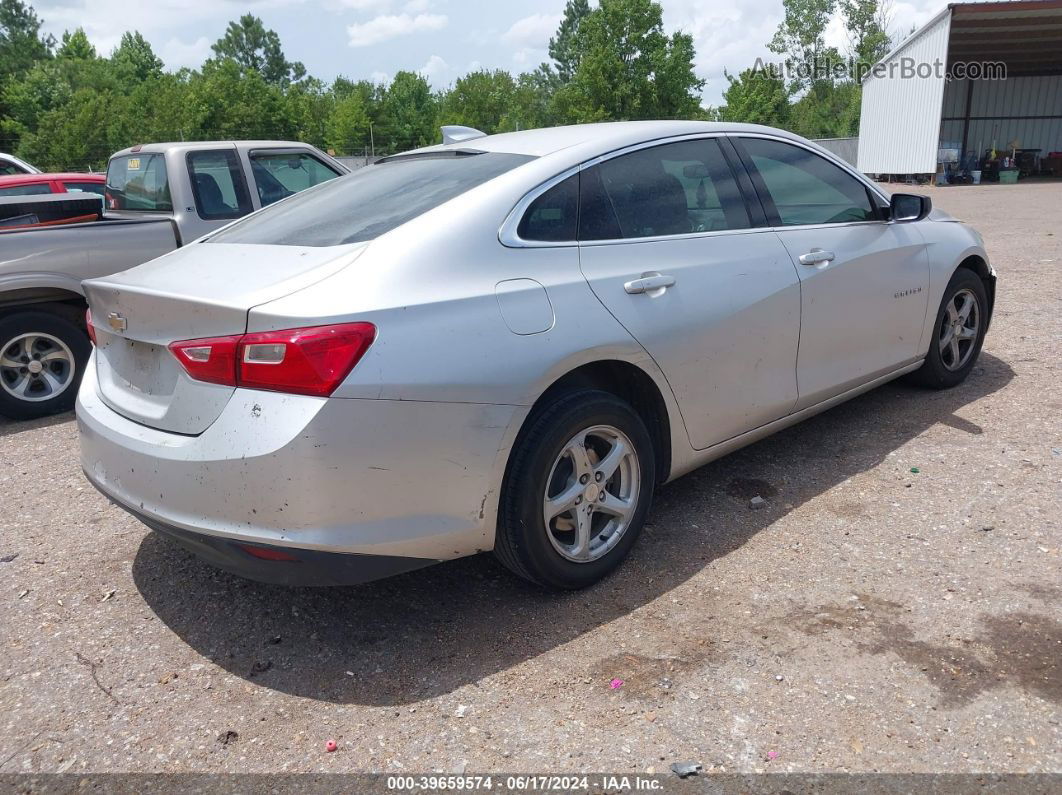 2017 Chevrolet Malibu Ls Silver vin: 1G1ZB5ST8HF125562